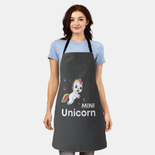 Cute baby unicorn Modern Apron