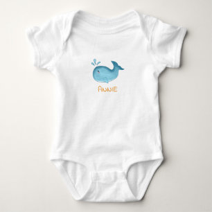 Cute Baby Whale Bodysuit