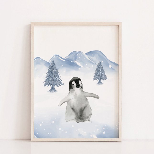 Cute Baby Winter Penguin Nursery Wall Decor (Cute Baby Winter Penguin Nursery Wall Decor)