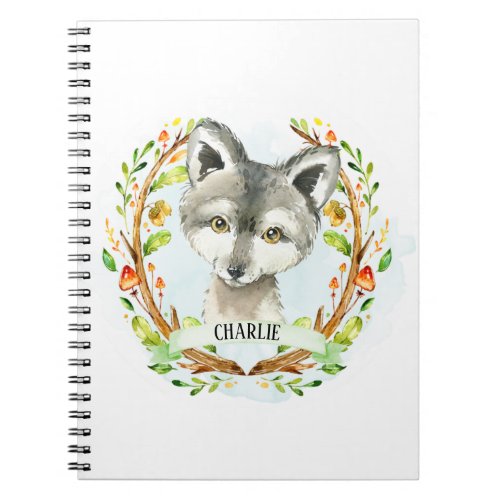 Cute Baby Wolf  Notebook