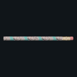 Cute Baby Wombat Gold Speckle Custom Name Pencil<br><div class="desc">Introducing this delightful watercolor wombat with a touch of gold sparkle! This adorable creature will bring a whimsical charm to any space with its endearing features and enchanting artistic design. To add a touch of magic,  we've infused this lovely artwork with delicate gold sparkle accents.</div>