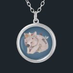 Cute Baby Wombat Gold Speckle CustomPing Pong Ball Silver Plated Necklace<br><div class="desc">Introducing this delightful watercolor wombat with a touch of gold sparkle! This adorable creature will bring a whimsical charm to any space with its endearing features and enchanting artistic design. To add a touch of magic,  we've infused this lovely artwork with delicate gold sparkle accents.</div>