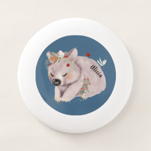 Cute Baby Wombat Gold Speckle CustomPing Pong Ball Wham-O Frisbee