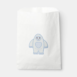 Cute Baby Yeti Favor Bag