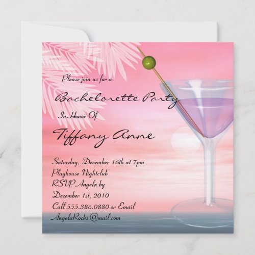 CUTE Bachelorette Party Designer Invites