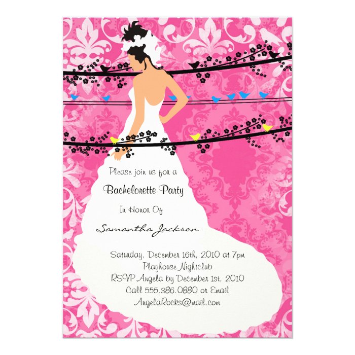 CUTE Bachelorette Party Designer Invites