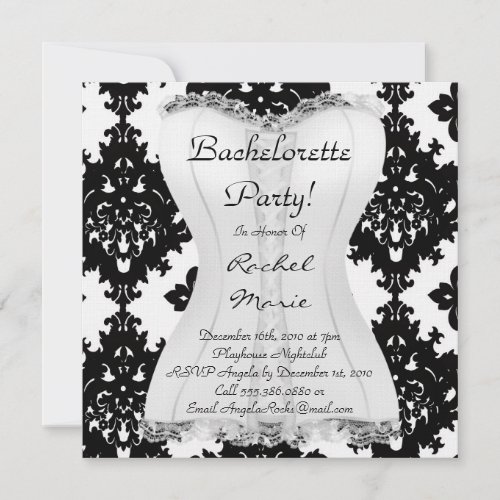 CUTE Bachelorette Party Designer Invites