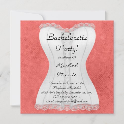 CUTE Bachelorette Party Designer Invites