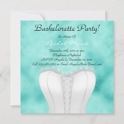 Cute Bachelorette Party Custom Announcements