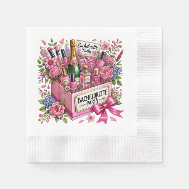Cute Bachelorette party Napkins (Front)