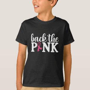 Cute Back The Pink Breast Cancer Awareness Month T-Shirt