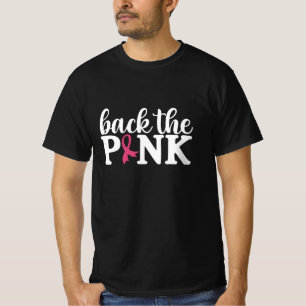 Cute Back The Pink Breast Cancer Awareness Month T-Shirt