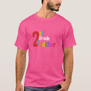 Cute Back To School 2nd Grade Teacher First Day Of T-Shirt