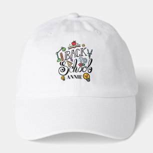 Cute Back to School Custom Kids Hat