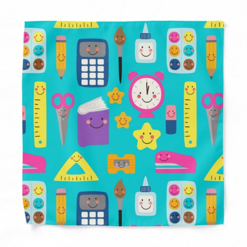 Cute Back to School Kawaii Classroom Supplies Bandana