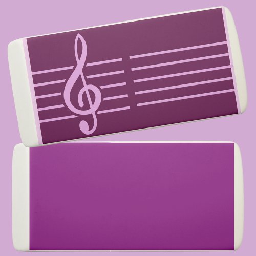 Cute Back_to_School Music School Eraser