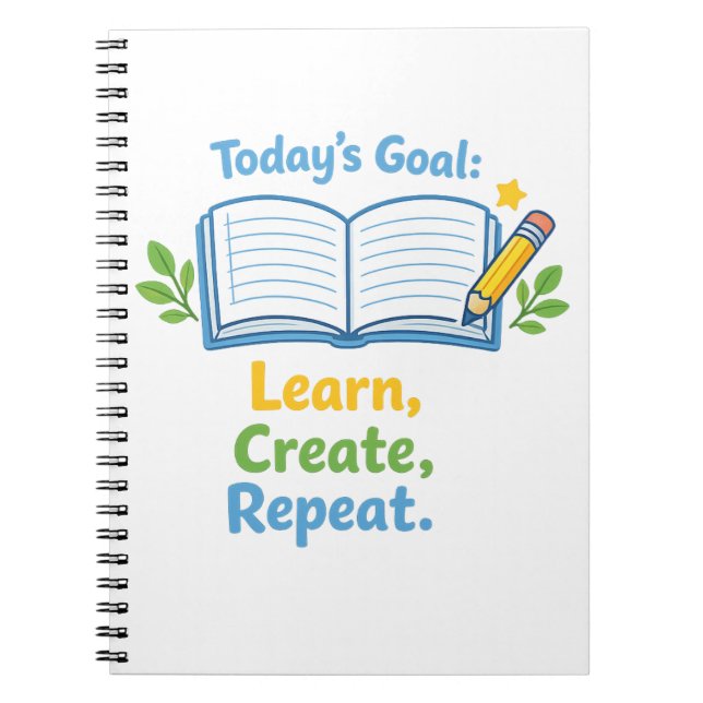  Cute Back to School Notebook (Front)