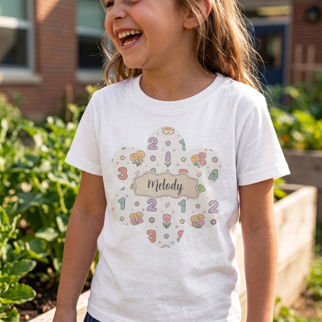 Cute Back to School Numbers Pattern  T-Shirt (Creator Uploaded)
