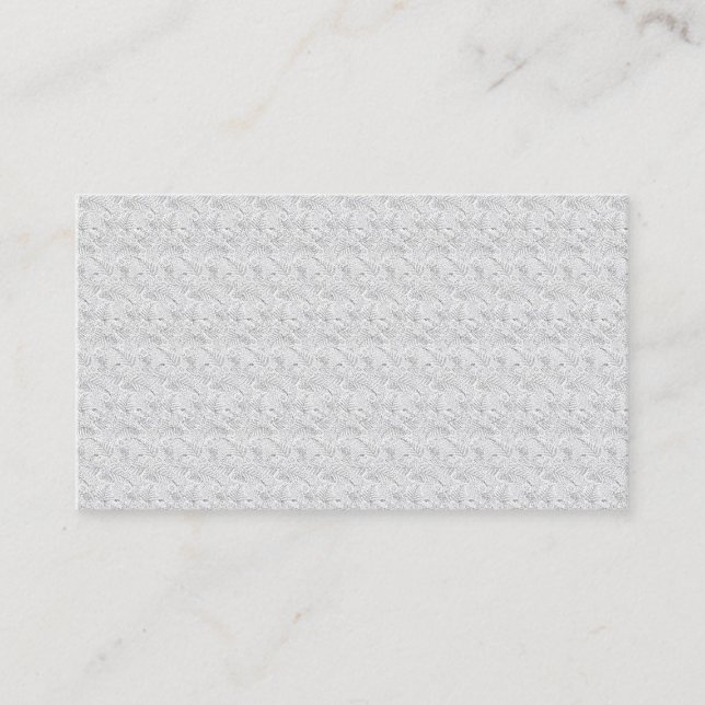 Cute Back to School Pastel Pattern Calling Card (Front)