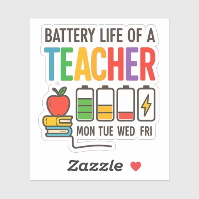Cute Back to School Teacher Gift, Education Humor  Sticker (Sheet)