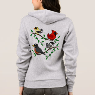 Cute Backyard Birds Hoodie