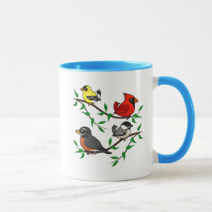 Cute Backyard Birds Mug