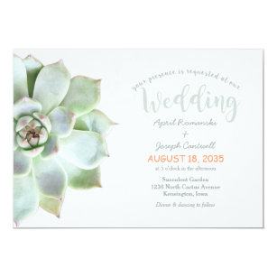 cacti wedding invitations announcements zazzle