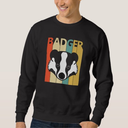 Cute Badger Animal  Sweatshirt
