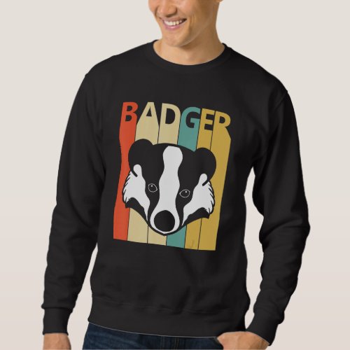 Cute Badger Animal Sweatshirt