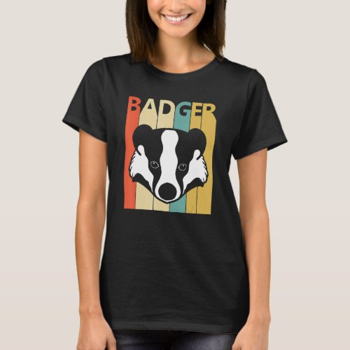 Cute Badger Animal T_Shirt