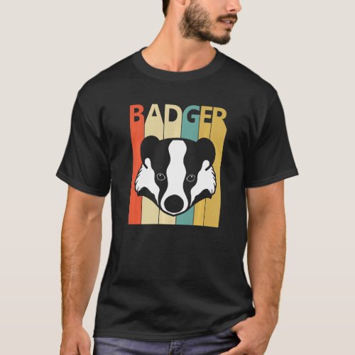 Cute Badger Animal  T_Shirt