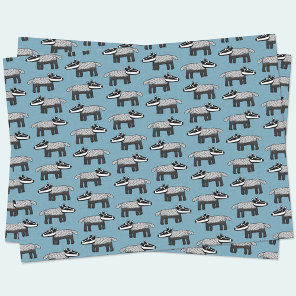 Cute Badger Tissue Paper