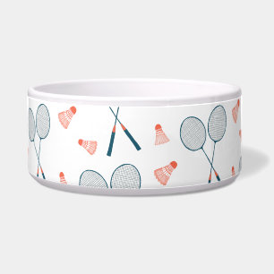 Cute Badminton Birdie Racquet Shuttlecock Retro Bowl