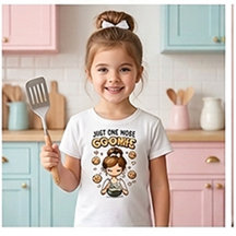 Cute Baker Girl Just One More Cookie