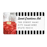 Cute Bakery Cafe Business Shipping Address Lables Label at Zazzle