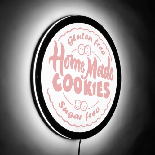 cute bakery gluten sugar free cookies LED sign