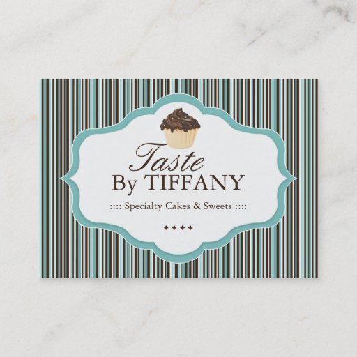 Customizable Cute Bakery Loyalty Cards Business Cards