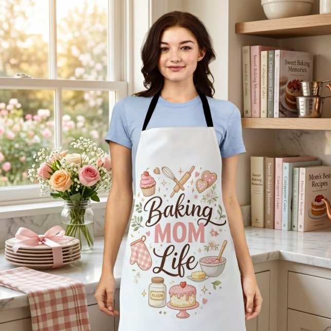 Cute Baking Mom Life Apron (Creator Uploaded)