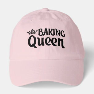 Cute Baking Queen word art  Hat