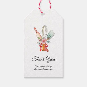 Cute Baking Utensils Thank you gift tags