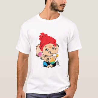 Cute Bal Ganesh Ganapathy Baby Hindu God T-Shirt