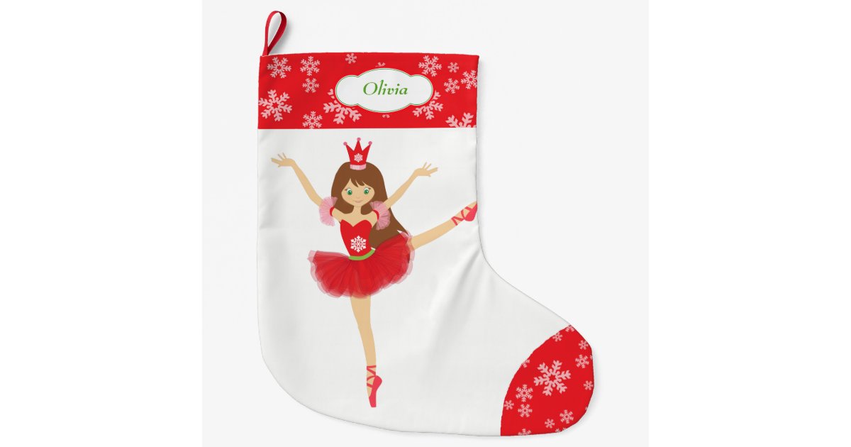 cute ballerina dancer personalized large christmas personalized baptism christmas ornaments