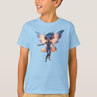 Cute Ballerina Dancing Robot Pixie T-Shirt