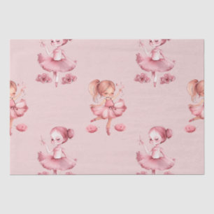 Cute Ballerina Design Tissue Paper