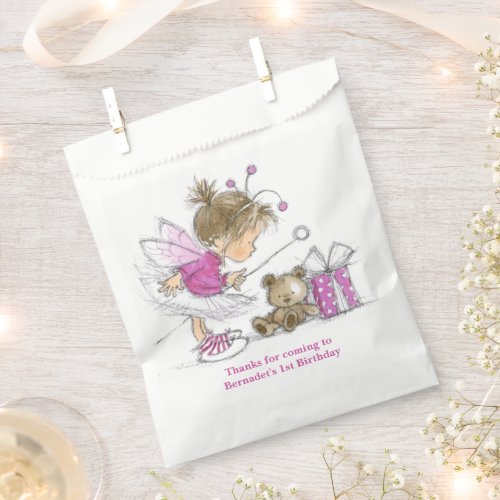 Cute Ballerina Fairy Favor Bag