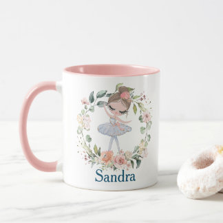 Cute Ballerina Girl Mug