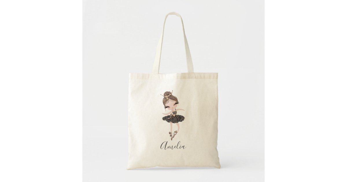 Ballet Tote Ballet Bag Ballet Tote Bag Balllerina Tote Bag Ballerina Bag Custom Ballerina Bag Ballerina Gift Tote Bag Personalized