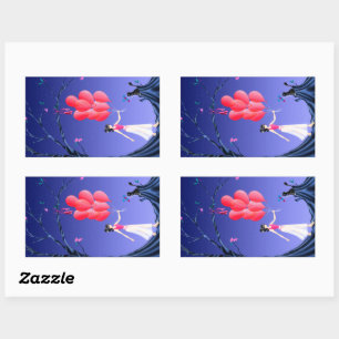 Cute Ballerina Heist - Fun That Sticks With You Rectangular Sticker