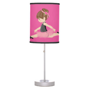 Cute Ballerina Pink Table Lamp