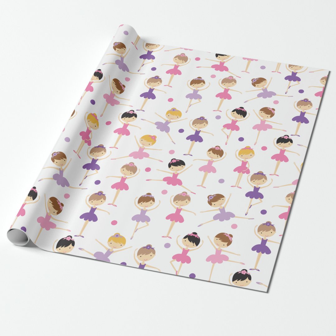 Ballerina Wrapping Paper
 Cute Ballerina Wrapping Paper